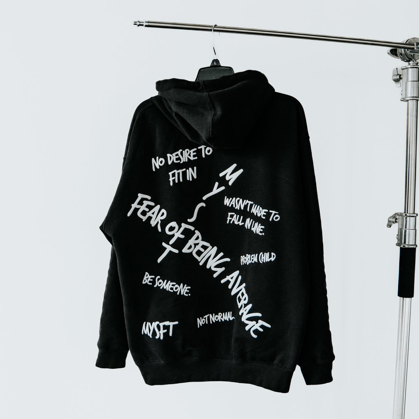 MYSFT® "FEAR OF BEING AVERAGE" HOODIE
